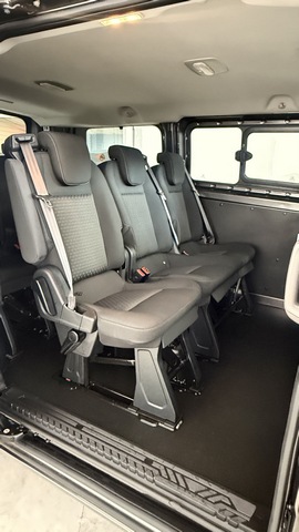Ford Transit Custom 8 Plazas Hibrida asientos traseros